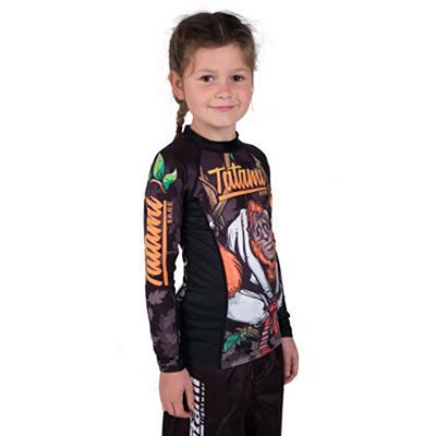 Tatami Kids Hang Loose Orangutang Rash Guard Fekete