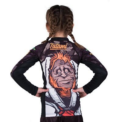 Tatami Kids Hang Loose Orangutang Rash Guard Black