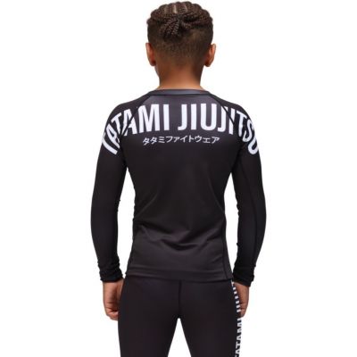 Tatami Kids Impact Long Sleeve Rash Guard Noir