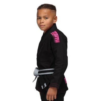 Tatami Kids Recharge Gi Musta-Vaaleanpunainen