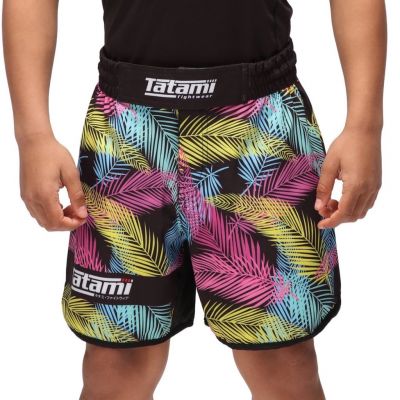 FIGHTERS - Pantalones Muay Thai / Elite Muay Thai / Negro-Azul / Medium