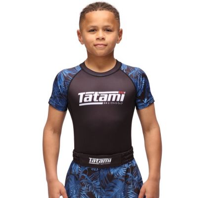 Tatami Kids Recharge Rash Guard Blue-Black