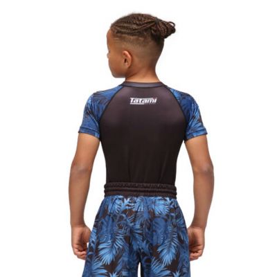 Tatami Kids Recharge Rash Guard Bleu-Noir