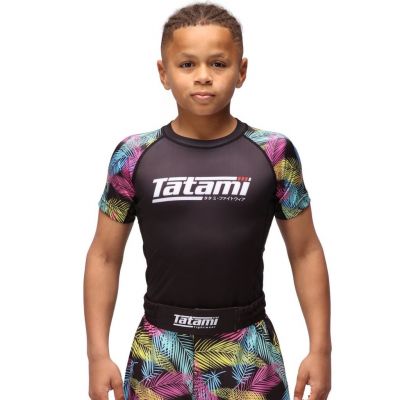 Tatami Kids Recharge Rash Guard Multicolored-Black
