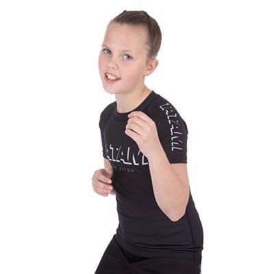 Tatami Kids Shadow SS Rashguard Schwarz