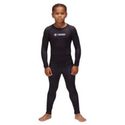 Tatami Kids Impact Long Sleeve Rash Guard Black