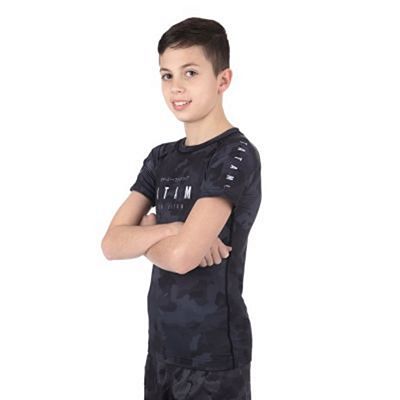 Tatami Kids Stealth SS Rashguard Nero