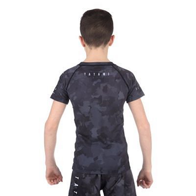 Tatami Kids Stealth SS Rashguard Noir