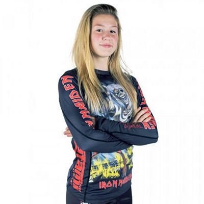 Tatami Kids X Iron Maiden Number Of The Beast Rashguard Fekete