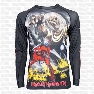 Tatami Kids X Iron Maiden Number Of The Beast Rashguard Noir