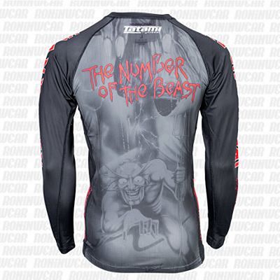 Tatami Kids X Iron Maiden Number Of The Beast Rashguard Schwarz