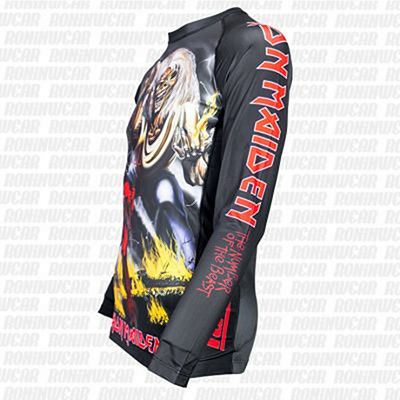 Tatami Kids X Iron Maiden Number Of The Beast Rashguard Preto