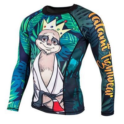 Tatami King Sloth Rash Guard Black