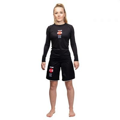 Tatami Ladies Bushido Black LS Rash Guard Negro