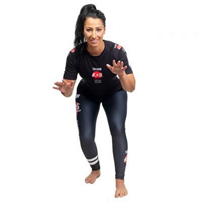 Tatami Ladies Bushido Black SS Rash Guard Nero