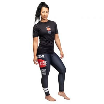 Tatami Ladies Bushido Black SS Rash Guard Nero