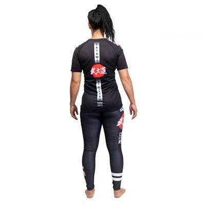 Tatami Ladies Bushido Black SS Rash Guard Schwarz