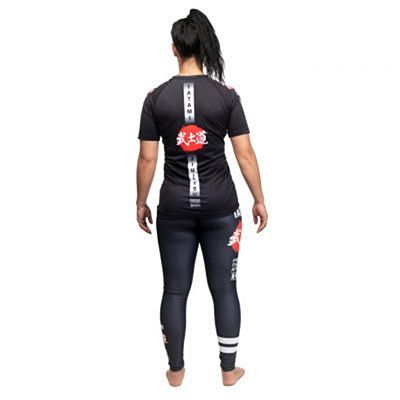 Tatami Ladies Bushido Black SS Rash Guard Negro