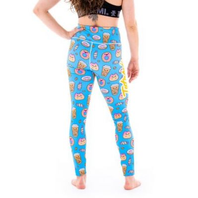 Tatami Ladies Coffee Cat Leggings Bleu