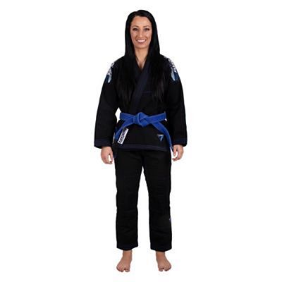 Tatami Ladies Elements Ultralite 2.0 Jiu Jitsu Kimono Schwarz