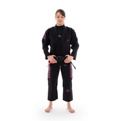 Tatami Ladies Estilo 6.0 BJJ Kimono Negro-Morado