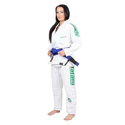 Tatami Ladies Estilo 6.0 BJJ Kimono Bianco-Verde