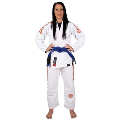 Tatami Ladies Estilo 6.0 BJJ Kimono White-Orange