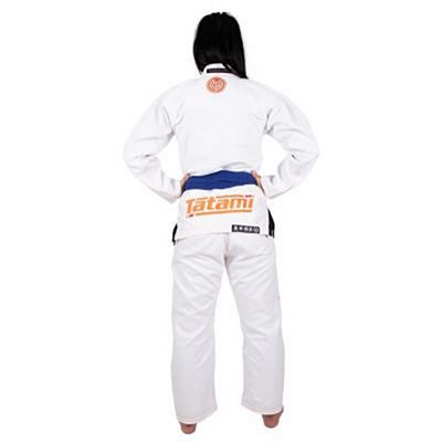 Tatami Ladies Estilo 6.0 BJJ Kimono Blanco-Naranja