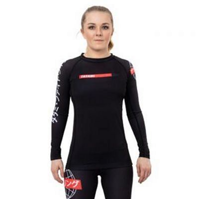 Tatami Ladies Global Long Sleeve Rash Guard Nero