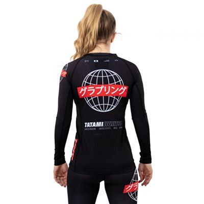 Tatami Ladies Global Long Sleeve Rash Guard Nero