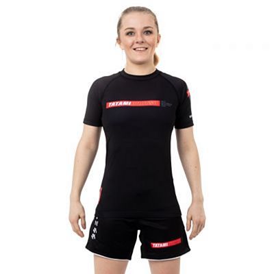 Tatami Ladies Global Short Sleeve Rash Guard Black