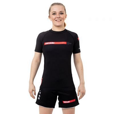 Tatami Ladies Global Short Sleeve Rash Guard Negro