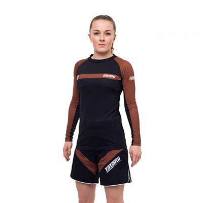 Tatami Ladies IBJJF 2020 Rank LS Rashguard Braun