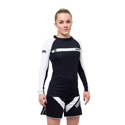 Tatami Ladies IBJJF 2020 Rank LS Rashguard Bianco