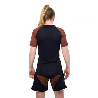 Tatami Ladies IBJJF 2020 Rank SS Rashguard Marron