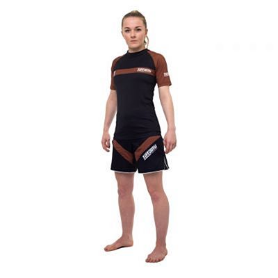 Tatami Ladies IBJJF 2020 Rank SS Rashguard Marron