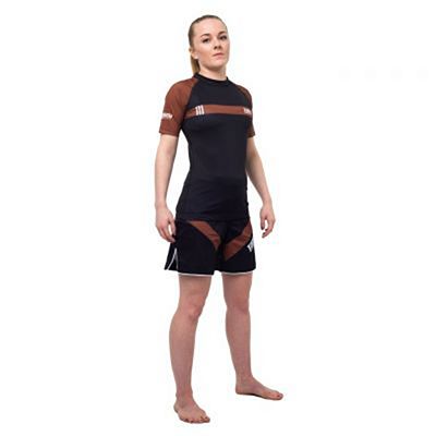 Tatami Ladies IBJJF 2020 Rank SS Rashguard Marron