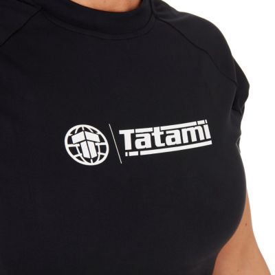 Tatami Ladies Impact Short Sleeve Rash Guard Fekete