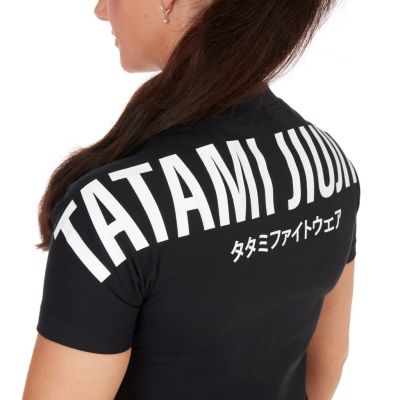 Tatami Ladies Impact Short Sleeve Rash Guard Nero