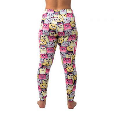 Tatami Ladies Kitty Cat Leggings Rosa-Amarillo