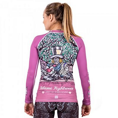 Tatami Ladies Meerkatsu Alice In JiuJitsu Land Rashguard