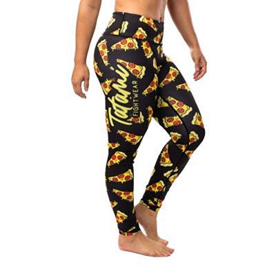 Tatami Ladies Pepperoni Pizza Leggings Schwarz-Gelb