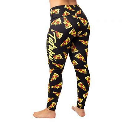 Tatami Ladies Pepperoni Pizza Leggings Schwarz-Gelb