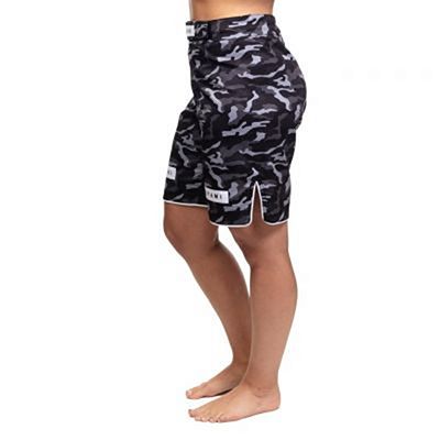 Tatami Ladies Rival Black & Camo Grappling Shorts Noir-Camo