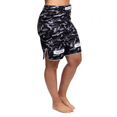 Tatami Ladies Rival Black & Camo Grappling Shorts Svart-Camo