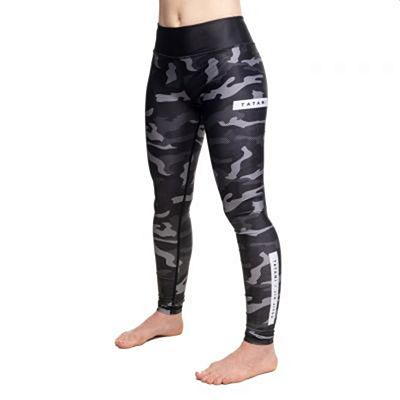 Tatami Ladies Rival Black & Camo Grappling Spats Schwarz-Camo