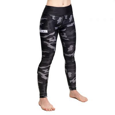 Tatami Ladies Rival Black & Camo Grappling Spats Schwarz-Camo