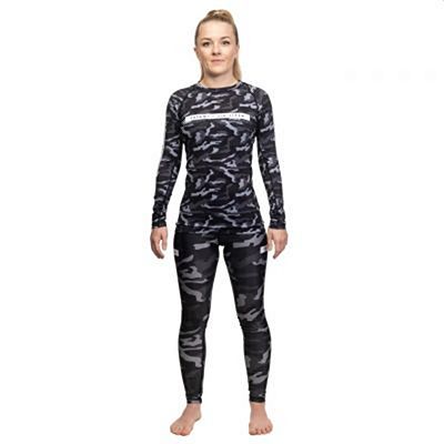 Tatami Ladies Rival Black & Camo Grappling Spats Fekete-Camo