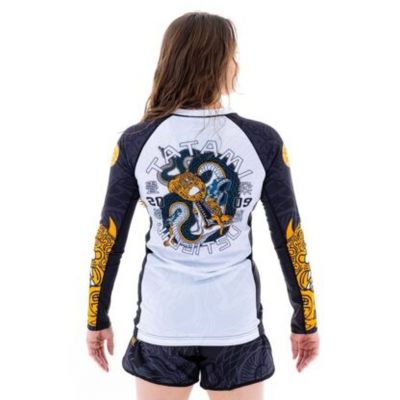 Tatami Ladies Serpent Eco Tech Recycled Rash Guard Fekete-Fehèr