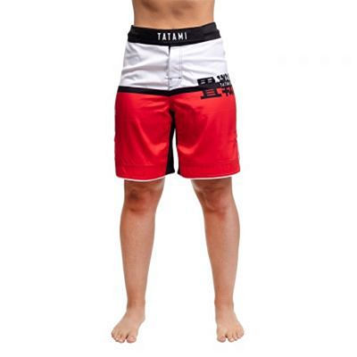 Tatami Ladies Super Grappling Shorts Branco-Vermelho